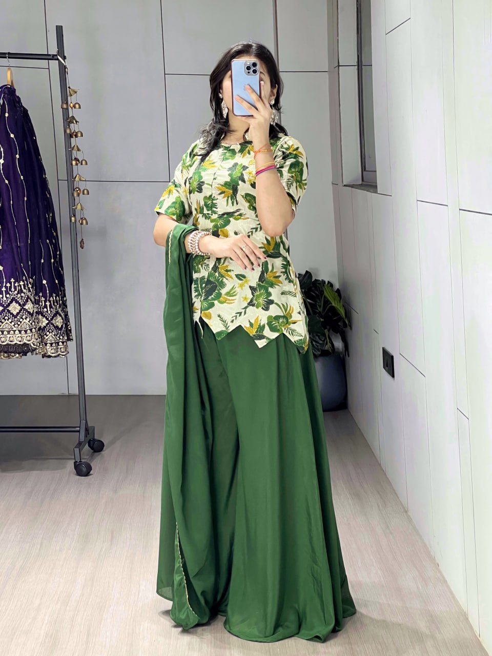 Fancy Top-Plazo Pair - My Store