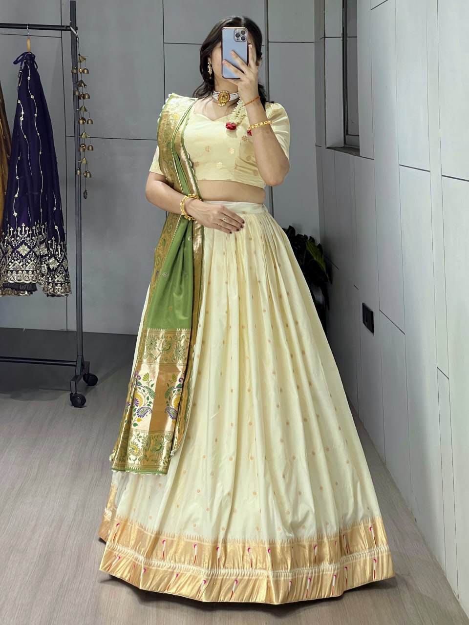 Paithani Silk Lehenga choli - My Store