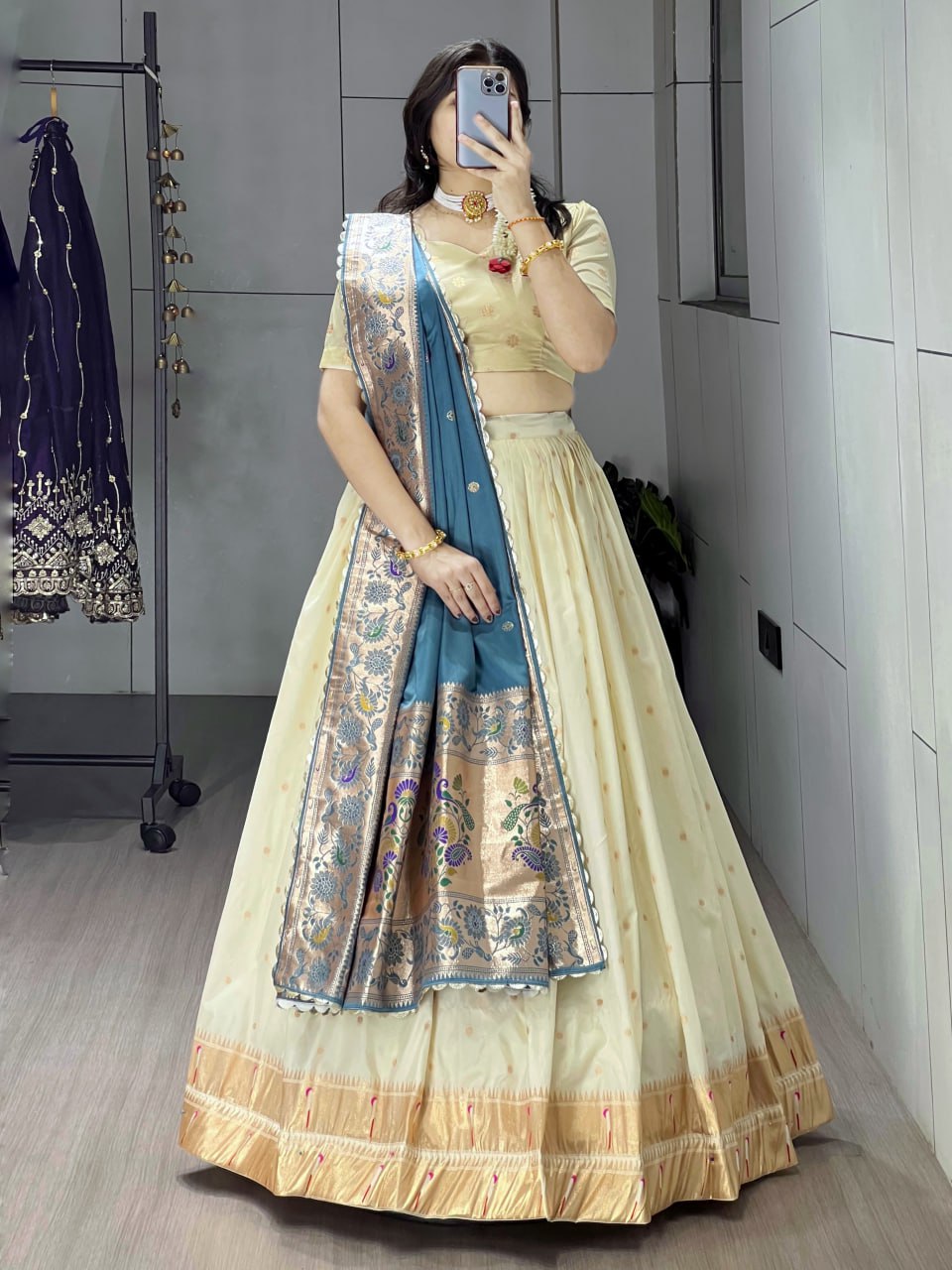 Paithani Silk Lehenga choli - My Store