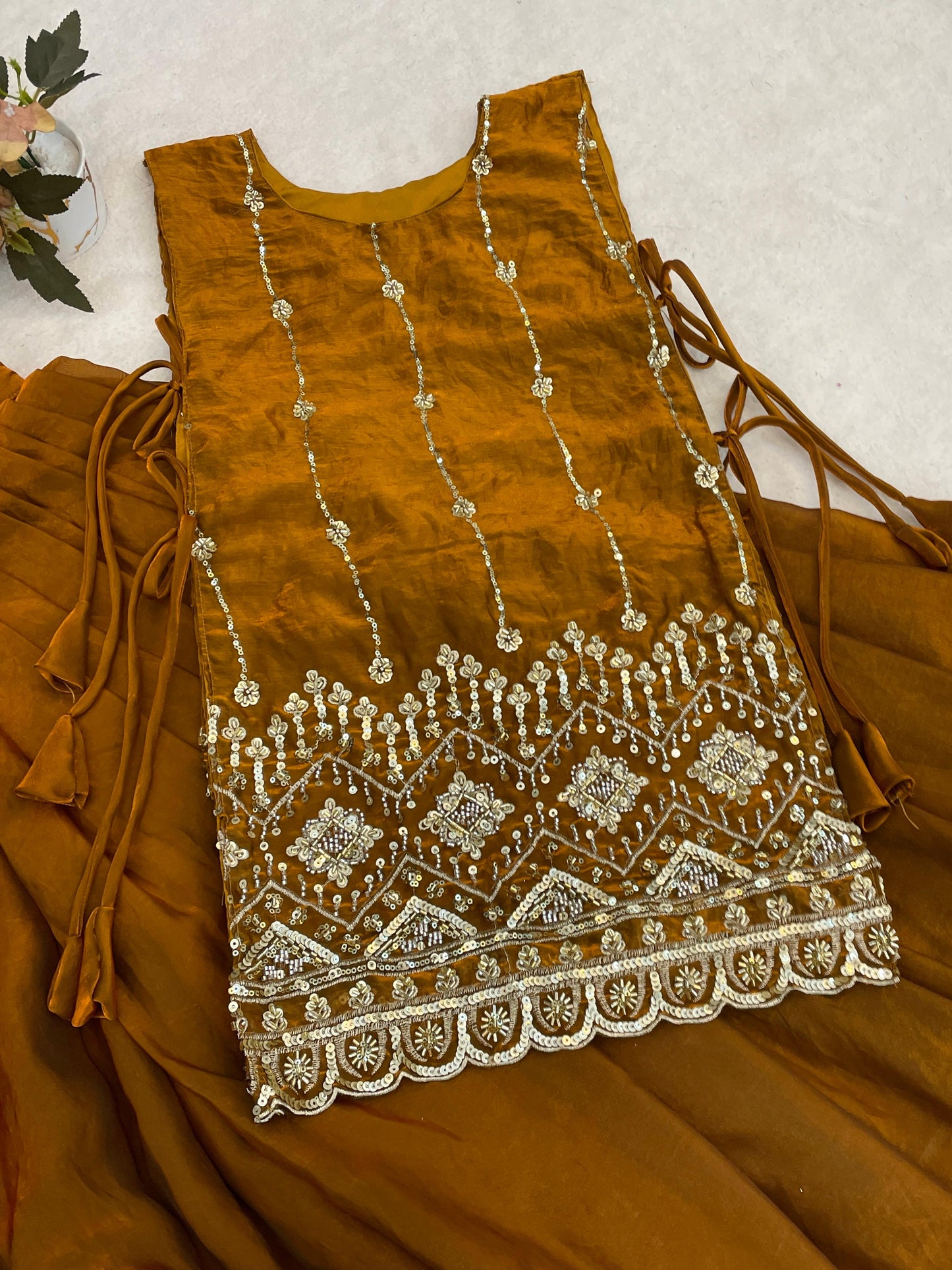 Premium Beads Embroidered jacket-Lehenga Sets