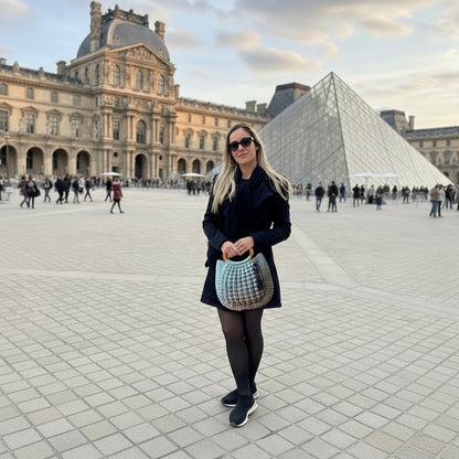 Paris Weave Crochet Handbag - My Store
