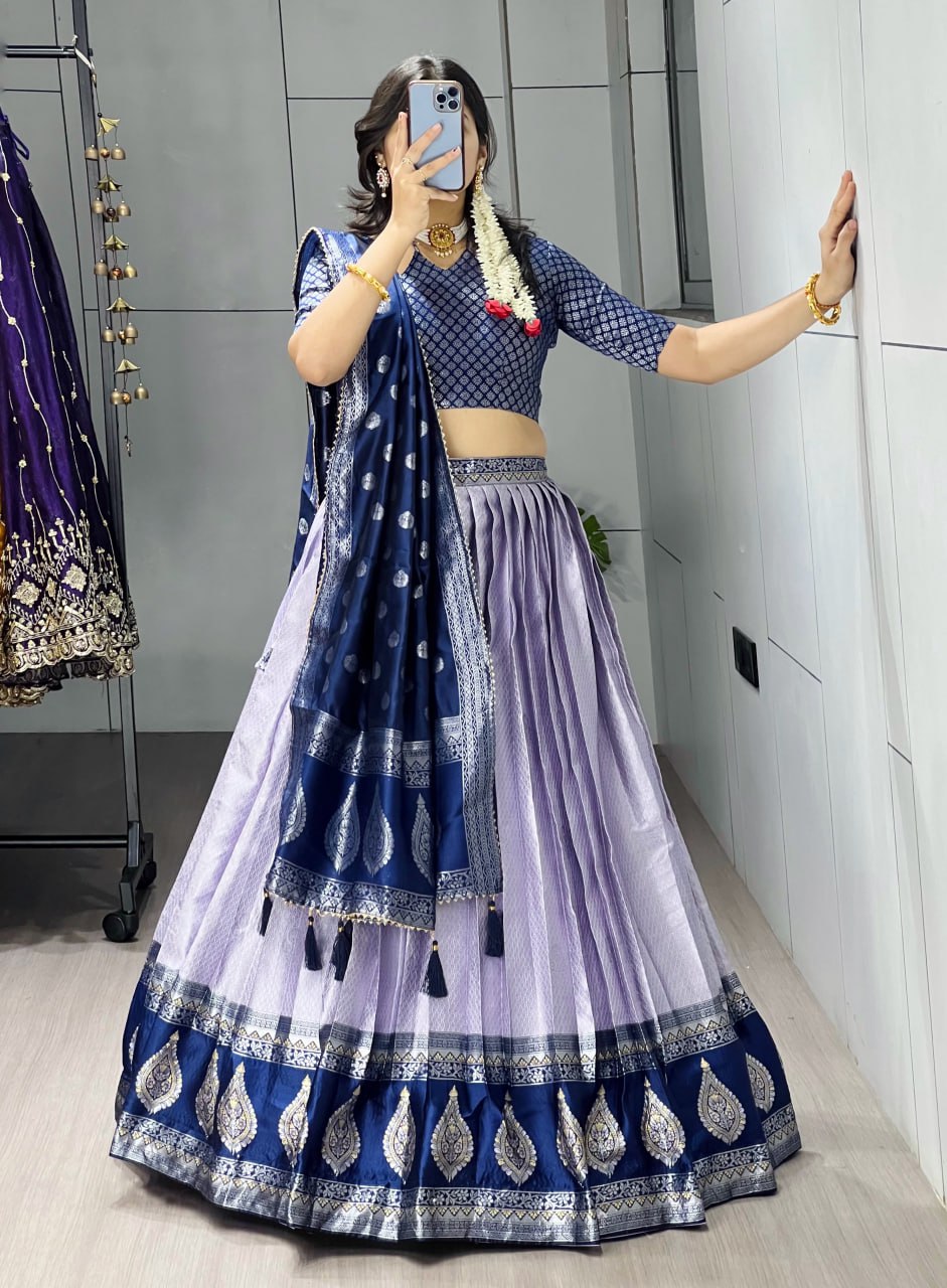 New Arrivals Silk Pattu  Lehenga - My Store