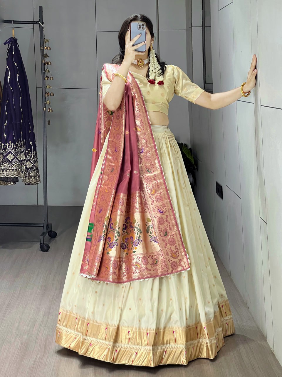 Paithani Silk Lehenga choli - My Store
