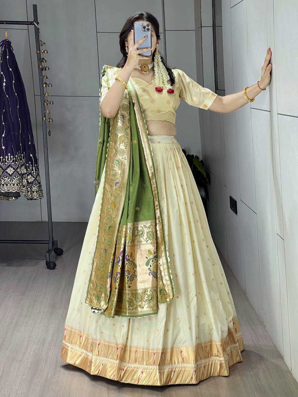 Paithani Silk Lehenga choli - My Store