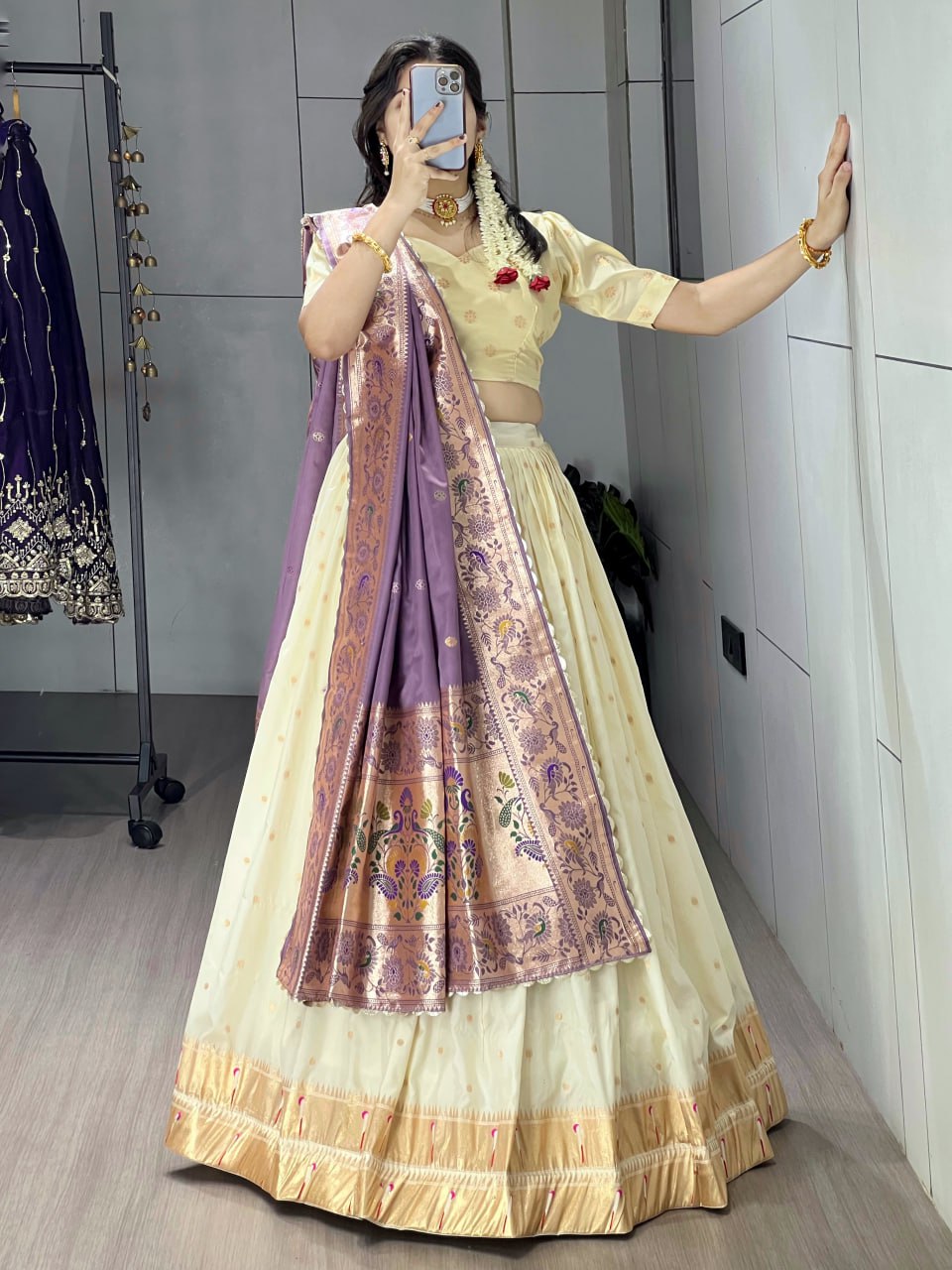 Paithani Silk Lehenga choli - My Store
