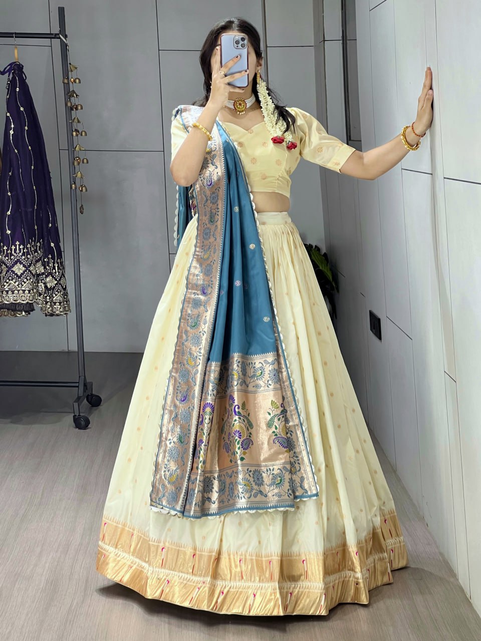 Paithani Silk Lehenga choli - My Store