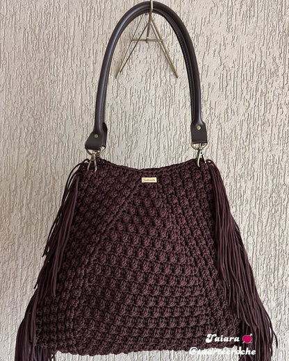 Handmade Crochet Fringe Shoulder Bag - My Store