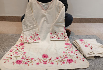 Pure Cotton Embroidered Co-Ord Set – Timeless Elegance in Every Thread - My Store