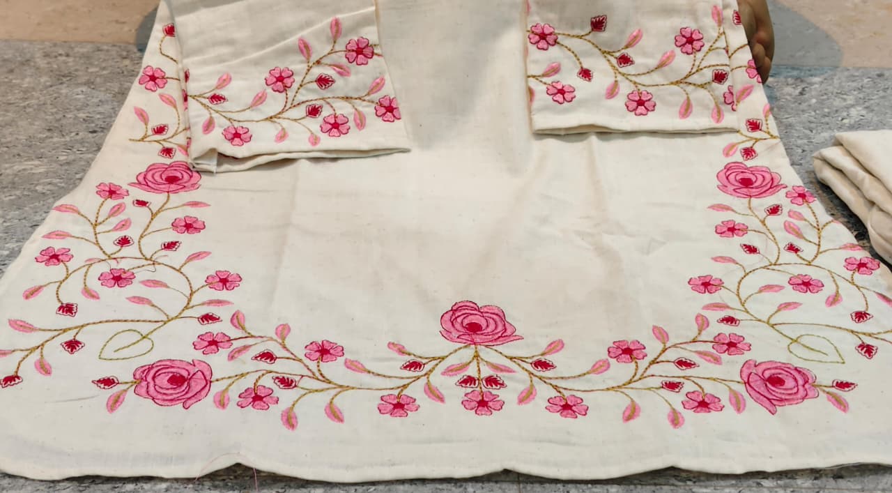 Pure Cotton Embroidered Co-Ord Set – Timeless Elegance in Every Thread - My Store