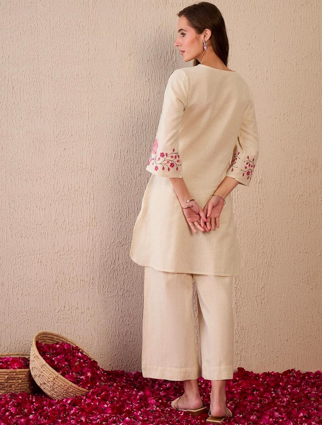 Pure Cotton Embroidered Co-Ord Set – Timeless Elegance in Every Thread - My Store