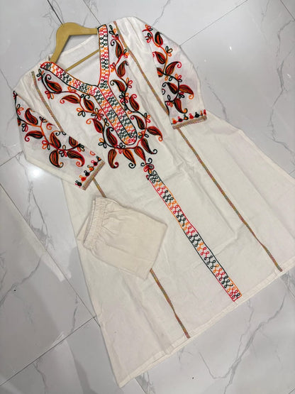 Pure cotton fabric outfit giving you soothing and relaxed feel Corred set - My Store