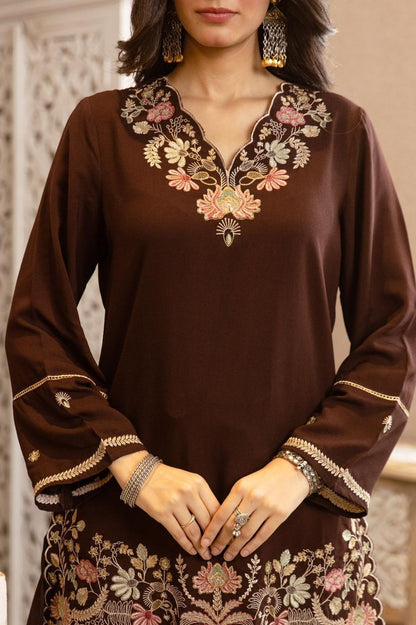 Full COD-SET 2pcs pure cotton - brown - My Store