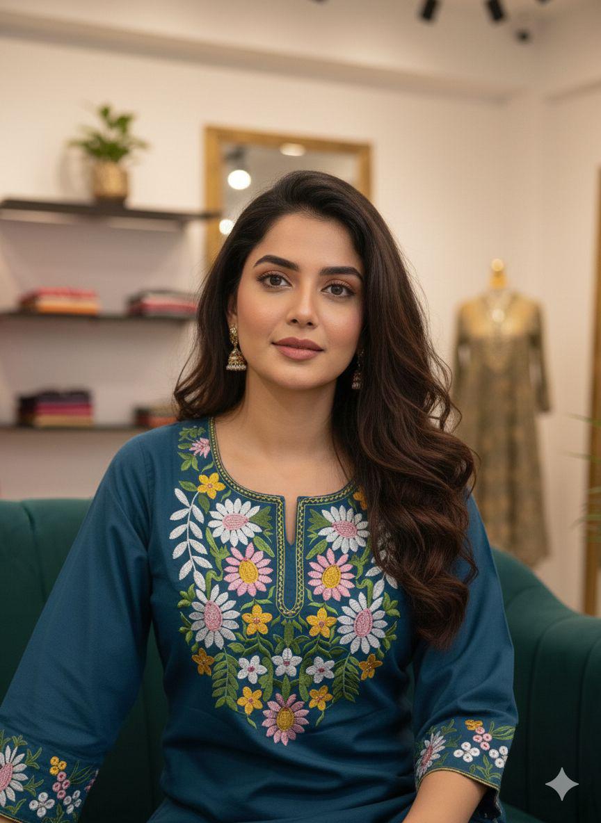 Everyday Elegant Cotton Co-ord Set - My Store