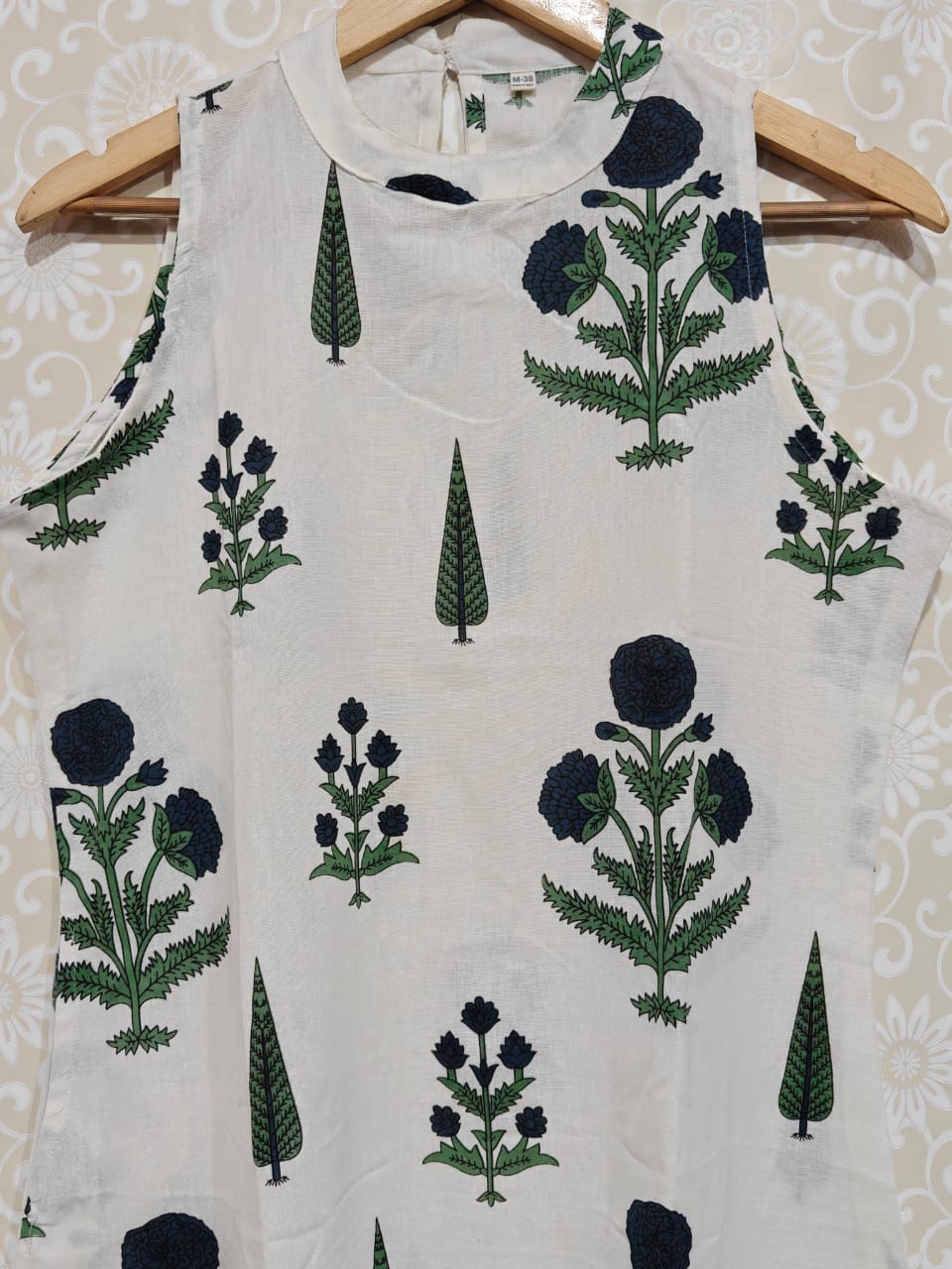 Premium Floral Fine cotton Flex kurti Palazza set - My Store