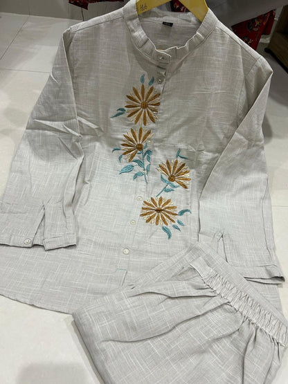 bold shade of Collar & aCo-Ord set - My Store