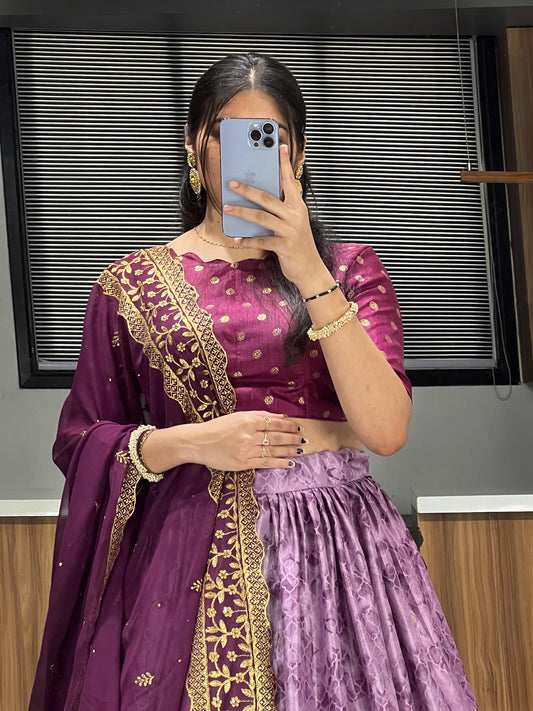 Patola Kalamkari Lehenga - My Store