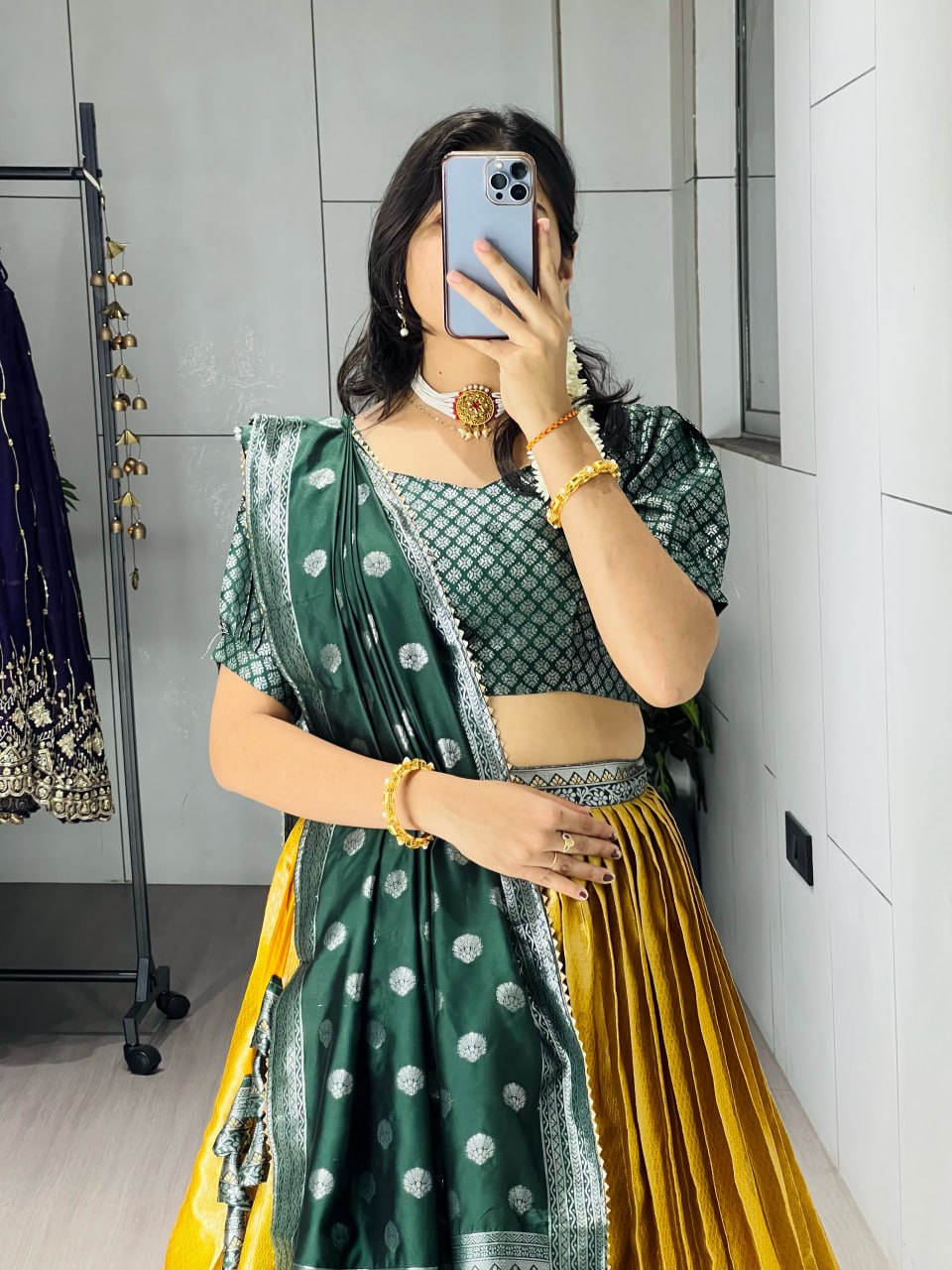 New Arrivals Silk Pattu  Lehenga - My Store