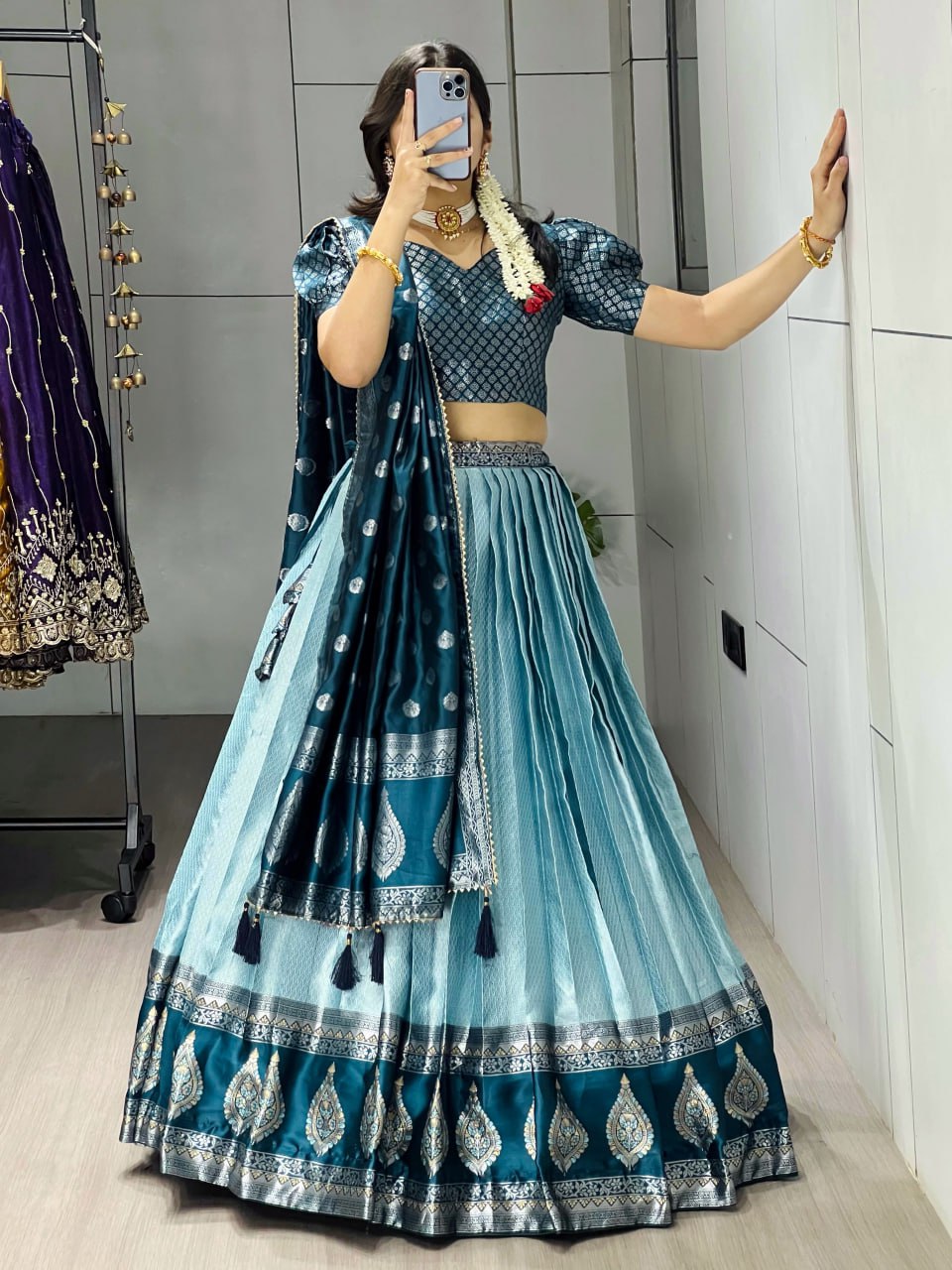 New Arrivals Silk Pattu  Lehenga - My Store