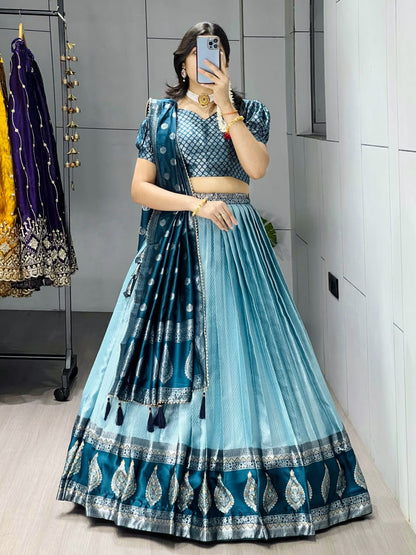 New Arrivals Silk Pattu  Lehenga - My Store