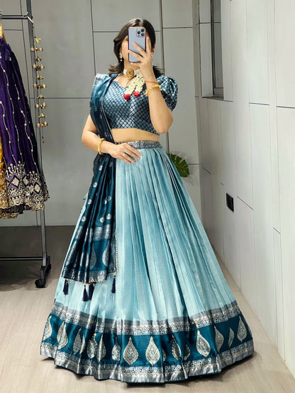 New Arrivals Silk Pattu  Lehenga - My Store