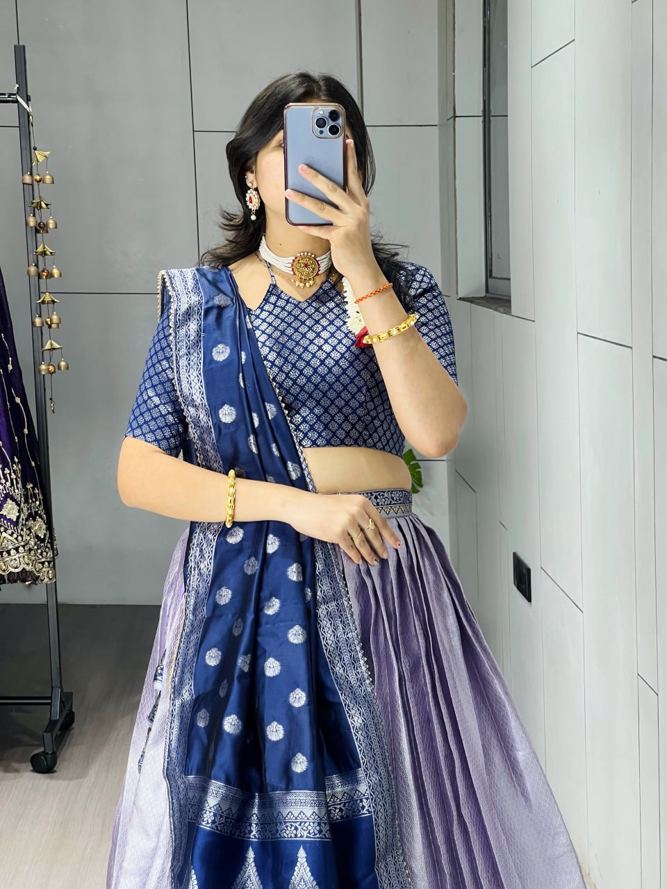 New Arrivals Silk Pattu  Lehenga - My Store