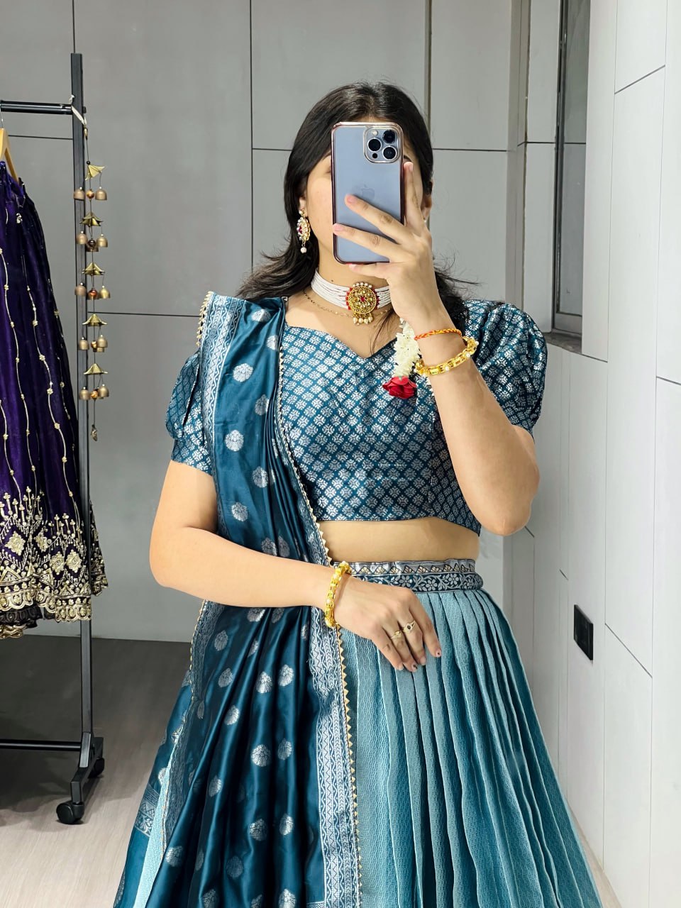 New Arrivals Silk Pattu  Lehenga - My Store