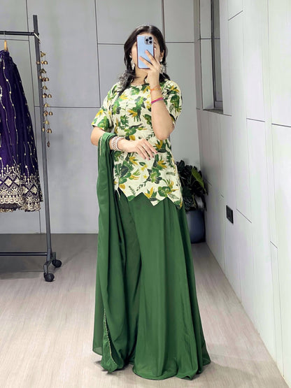 Fancy Top-Plazo Pair - My Store