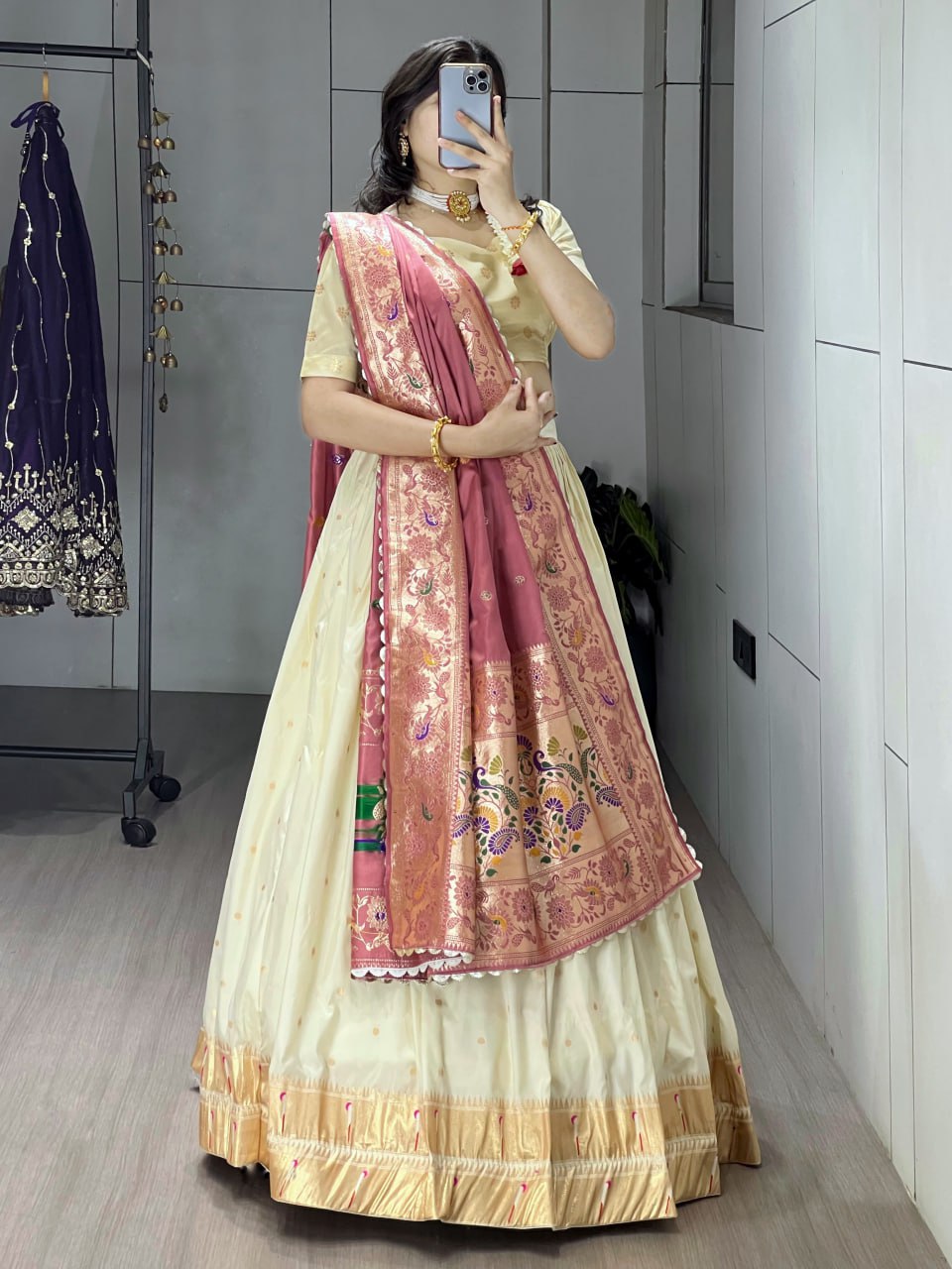 Paithani Silk Lehenga choli - My Store