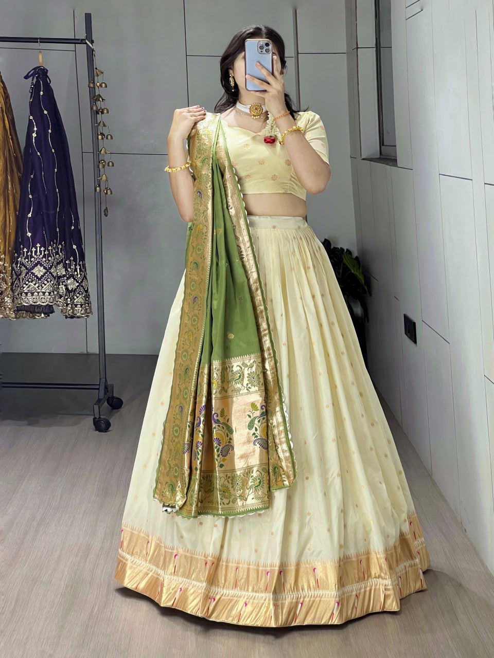 Paithani Silk Lehenga choli - My Store