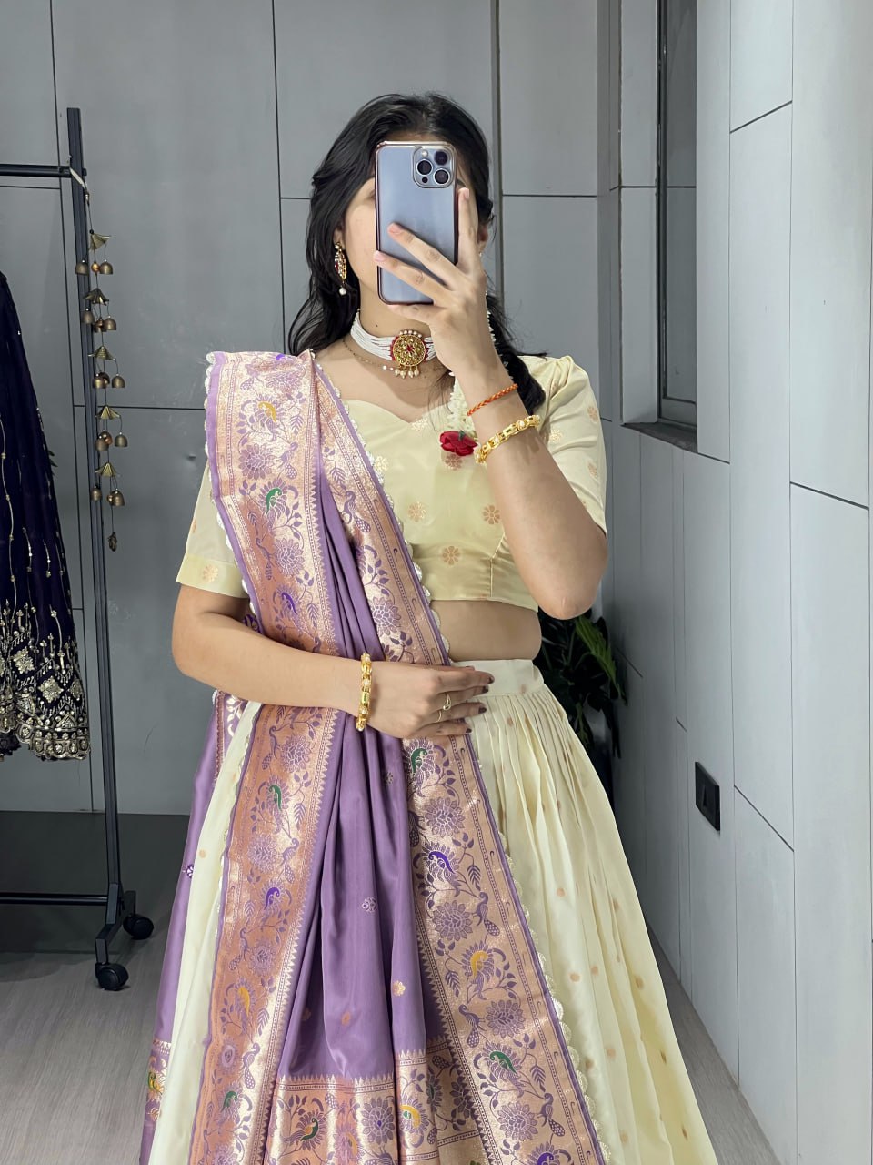Paithani Silk Lehenga choli - My Store