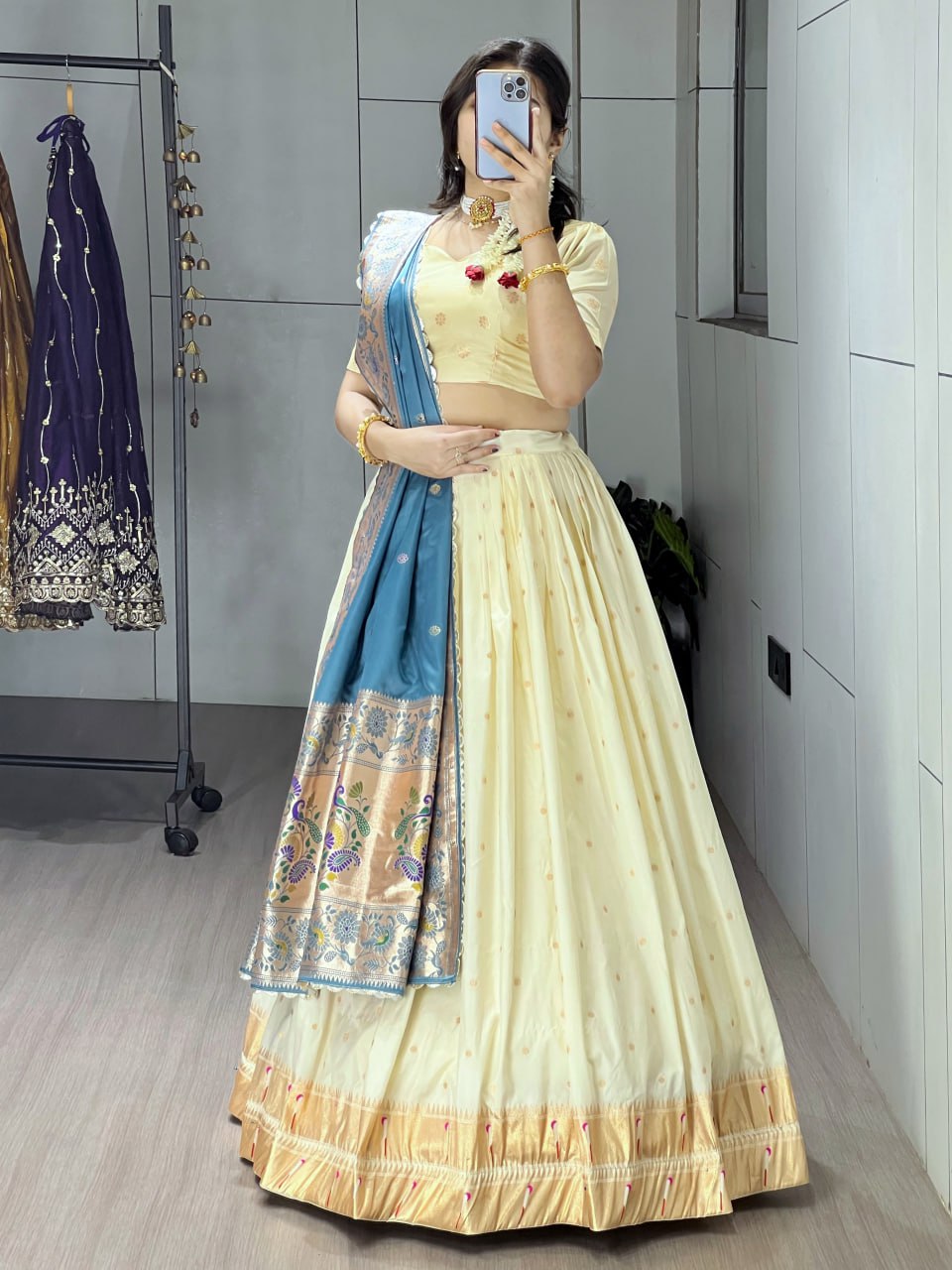 Paithani Silk Lehenga choli - My Store