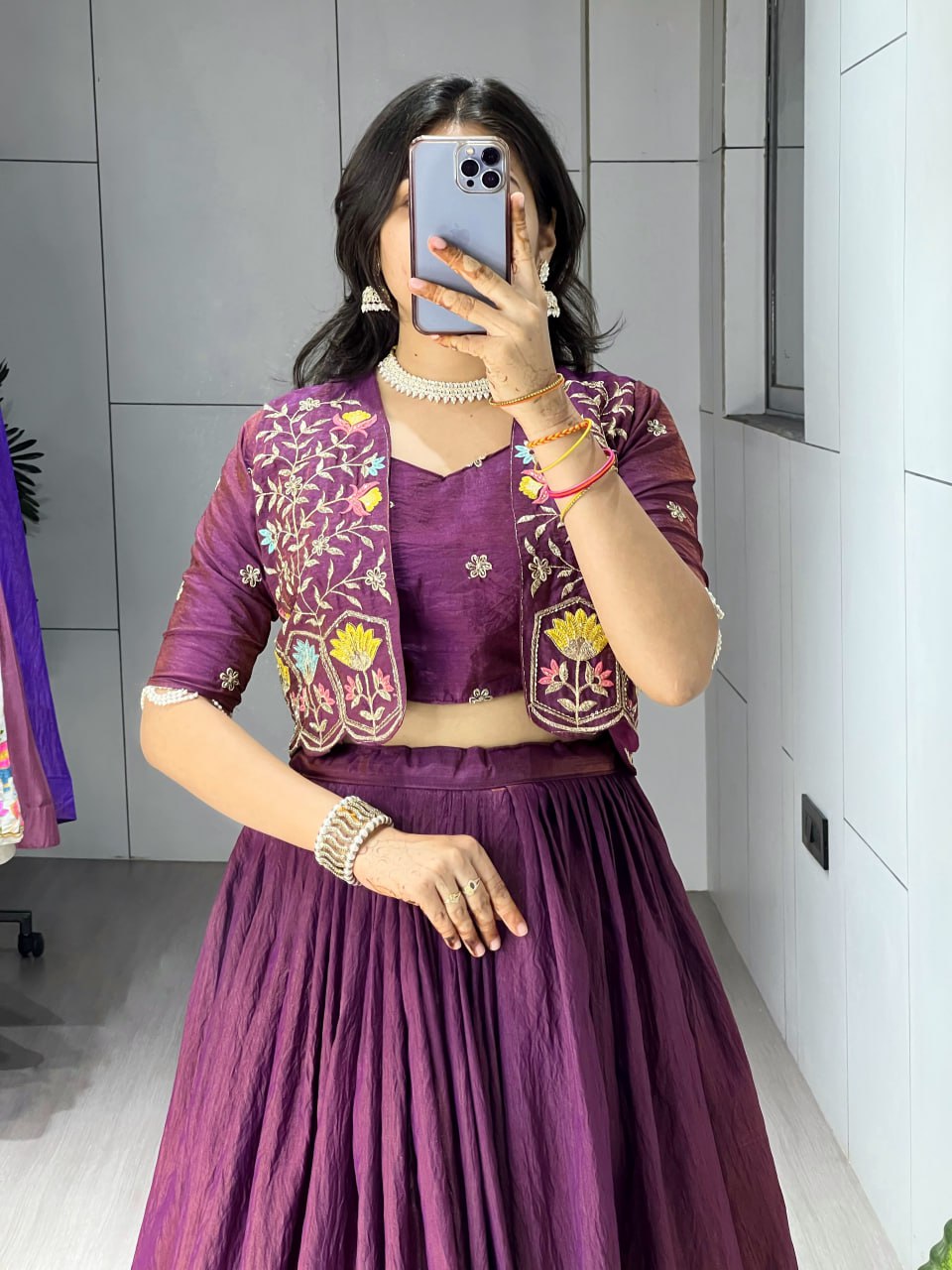 Premium Embroidered jacket-Lehenga Sets - My Store