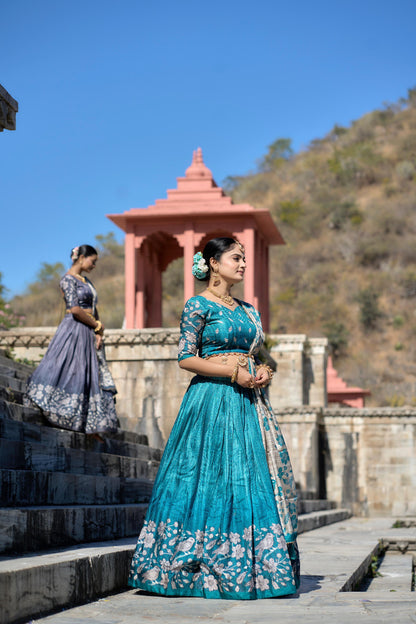 Designer Kalamkari Lehenga Sets - My Store