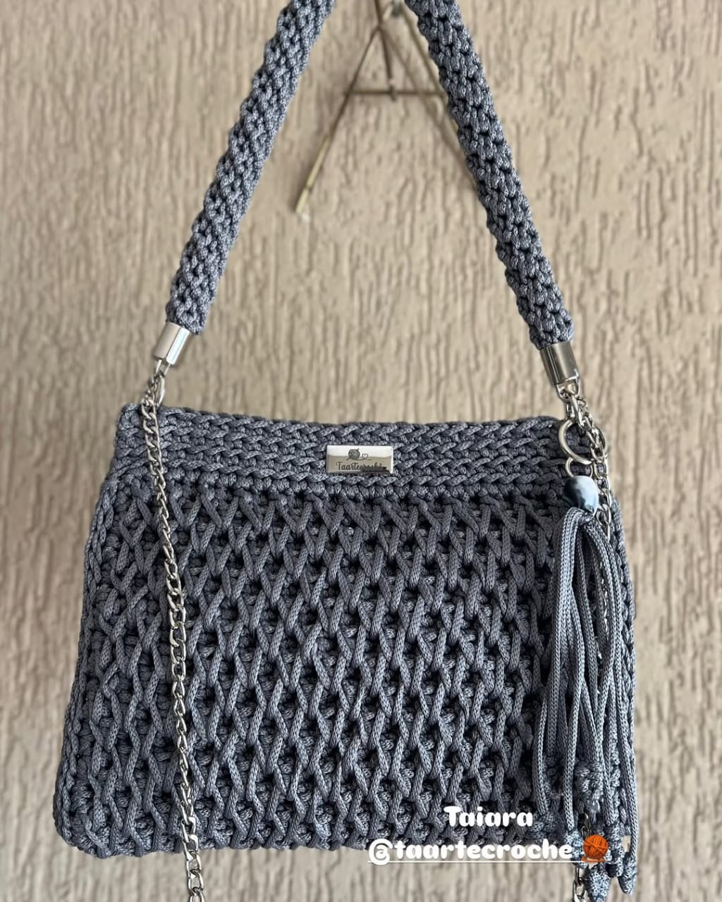 Aria Handcrafted Crochet Shoulder Bag - My Store