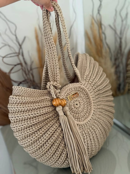 Handmade Crochet Boho Shoulder Bag - My Store