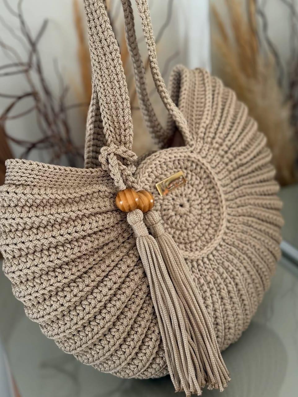 Handmade Crochet Boho Shoulder Bag - My Store