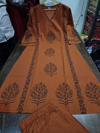 Designer Kurti Pant Set - My Store