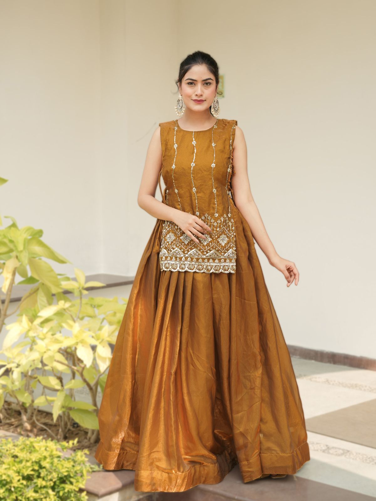 Premium Beads Embroidered jacket-Lehenga Sets